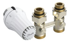 Danfoss termosztatikus egyenes blokk szett.M30x1,5