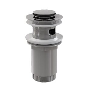 Alcaplast A391 Mosdó lefolyó click-clack 5/4" fém kis dugóval+túlfolyó