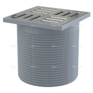 Alcaplast APV0300 Padloszifon rács + aljzat 105x105 mm