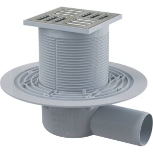 Alcaplast APV1321 Padlólefolyó 105x105/50 vizszintes bűzzárral