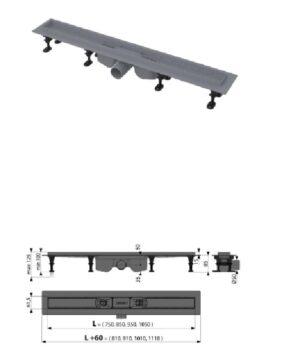 Alcaplast APZ12 Optimal Zuhanyfolyóka