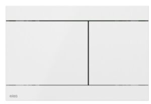 Alcaplast FUN-WHITE Nyomólap rozsdamentes-fehér,fényes