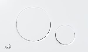 Alcaplast M670 THIN nyomólap fehér-fényes