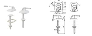 Alcaplast P0009-ND Pántok A60 WC ülőkéhez