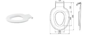 Alcaplast WC ülőke betét antibakteriális