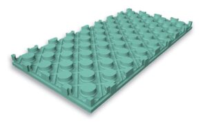 Austrotherm Padlófűtés rendszerlemez 0,72m2/db