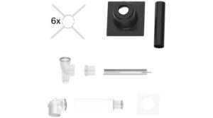 Bosch 7738112544 80/125 PP Kémény alapszett FC-SET80-C93X