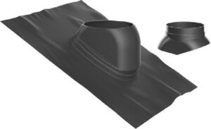 Bosch 7738112621 Feredtető kivezetés 60/100-80/125 fekete FC-060-80 Azb925