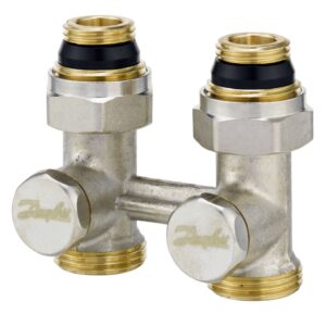 Danfoss RLV-KS kétcsöves egyenes blokk