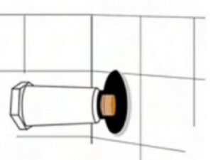 Haas Rézmenetes vakdugó 3/4" fehér