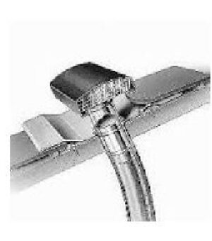 Helios DDF-160 Univerzális tetőátvezetés sötétszürke