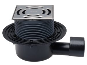 HL-5100PR Padlószifon DN50/75 Klick-Klack rácstartóval