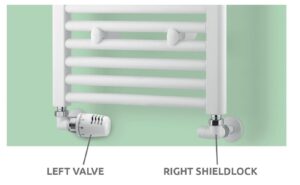 Icma 3D Sarok radiátorszelep 1/2" m24 króm balos