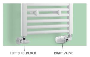 Icma 3D Sarok radiátorszelep 1/2" m24 króm jobbos