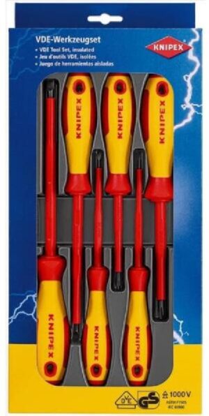 Knipex Csavarhúzó készlet szigetelt 6 db-os