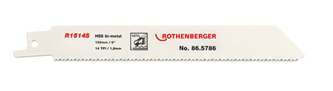 Rothenberger Fém fűsrészlep 150 mm Z14 5db/csomag