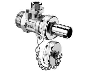 Schell Töltő és Üritő golyóscsap km1/2"