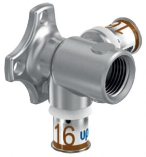 Uponor S-press plus fém 90° átfolyós falikorong