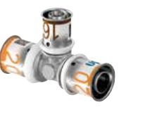 Uponor S-press fém szükitett t idom
