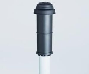 Vaillant 20220656 60/100 PPS/ALU tetőátvezető idom fekete