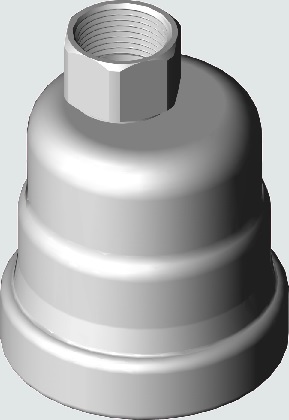 Viegapress Inox 108-as zárókupak 3/4" Bm