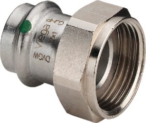 Viegapress Inox Bm félhollander lapos tömitéssel