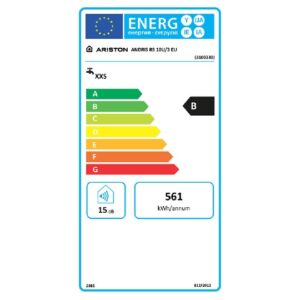 Ariston AN RS 10U Eu 10l villanybojler alsós (3100330) Energia cimke