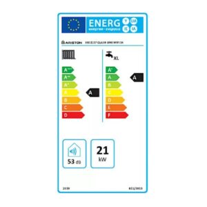 Ariston Clas B One Wifi 24Kw beépitett 40l tárolóval 3302127 Energia cimke