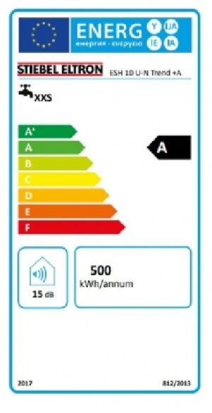 Stiebel ESH 10 U-N Trend felsős átfolyós 201392 energia cimke