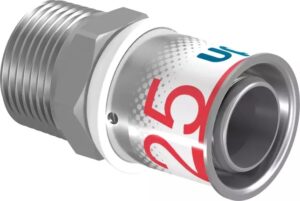 Uponor s-press plus fém 25 km csatlakozó