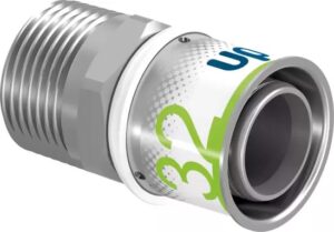 Uponor s-press plus fém 32 km csatlakozó