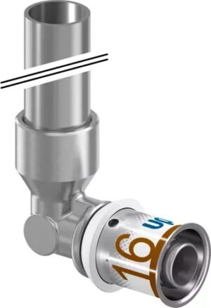 Uponor s-press plus 16-15 radiátor bekötő könyök 350mm