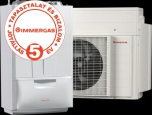 Immergas Victrix Hybrid Plus monoblokkos hőszivattyú 4Kw+kondenzációs gázkazán (3.030699)