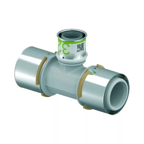 Uponor Press Szűkitett T idom PPSU 75-32-75