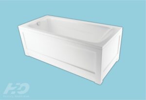H20 Danuta Kád egyenes 170x75 oldallapokkal