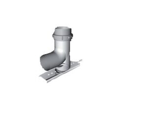 Almeva PPH Talpas bekötő könyök 80 mm flexibilis rendszerhez (PPTUF8)