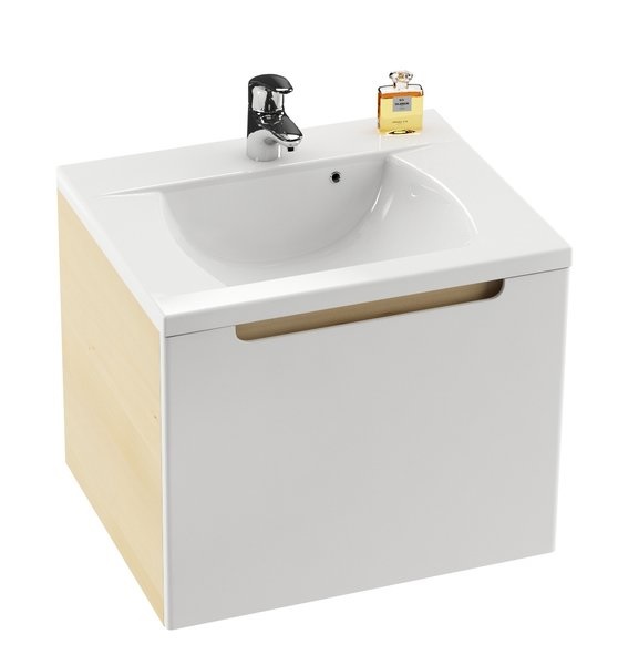 Ravak Classic 700 Mosdó fehér furattal szekrényben