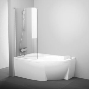 Ravak CVSK1 Rosa 140/150 balos kádparaván krómhatású+transparent (7QLM0C00Y1)