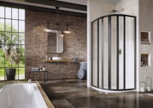 Ravak SKKP6-80 195 Zuhanykabin Fekete+transparent (3204O302Z1)