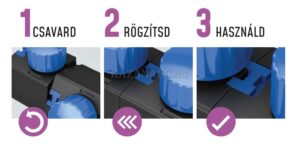 Tricox Octa moduláris osztó gyűjtő összeszerelése