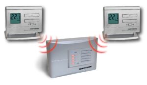 Computherm Q5RF multizónás rádiófrekvenciás szobatermosztát szett