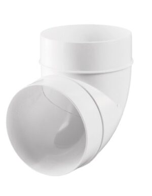 Vents Kerekcső könyök 90°