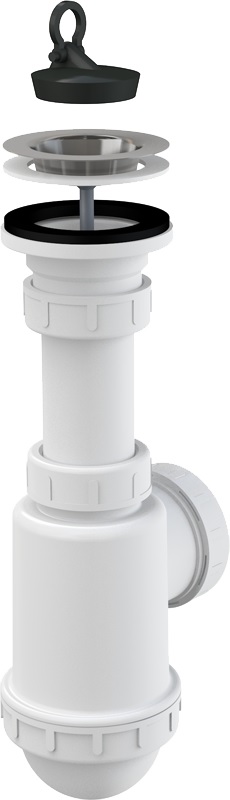 Alcaplast Mosogató szifon leeresztővel Dn70 (A441-Dn50/40)