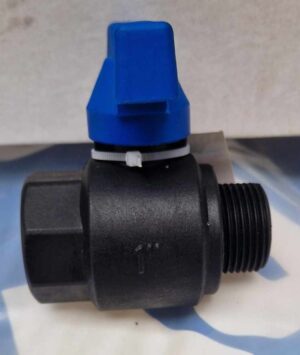 Plassim Fémgolyós műanyag golyóscsap KB 1"