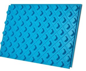 Padlófűtés Renszerlemez 20 padlófűtéscsőhöz 1200x750x30 0,9 m2 EPS150 kék (S3451)