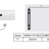 Haier premium villanybojler ES50V-TF7(EU) ES80V-TF7(EU) vízszintes felfogatása