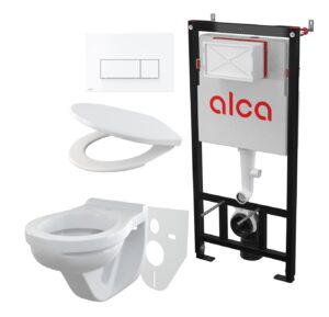 Alcaplast Standard szett 5+1 (WC+Wc tető+zajcsökkentő lemez+nyomólap)1207924)